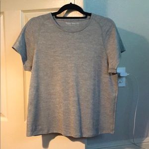 OUTDOOR VOICES Gray Workout Tee